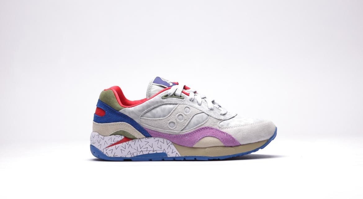 Exclusive Saucony x Bodega G9 Shadow 6 "Pattern Recognition" Grey — 4.5 — Front View