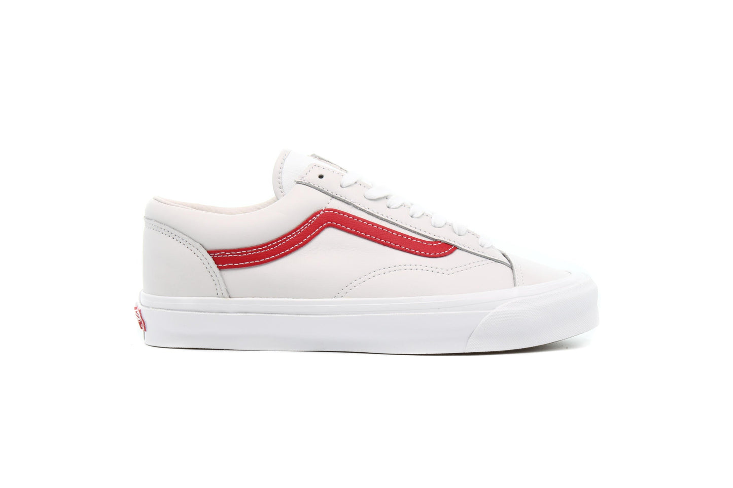 Exclusive Vans OG Style 36 LX "RED" — 3.5 — Front View