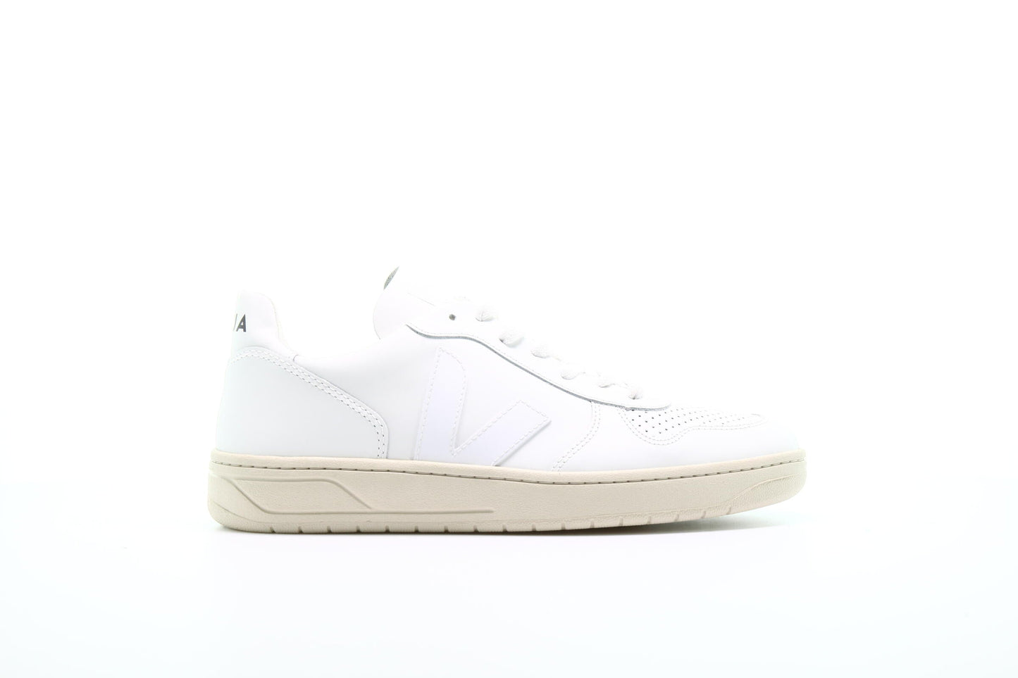 Exclusive Veja V10 Leather "Extra White" — 7 — Front View