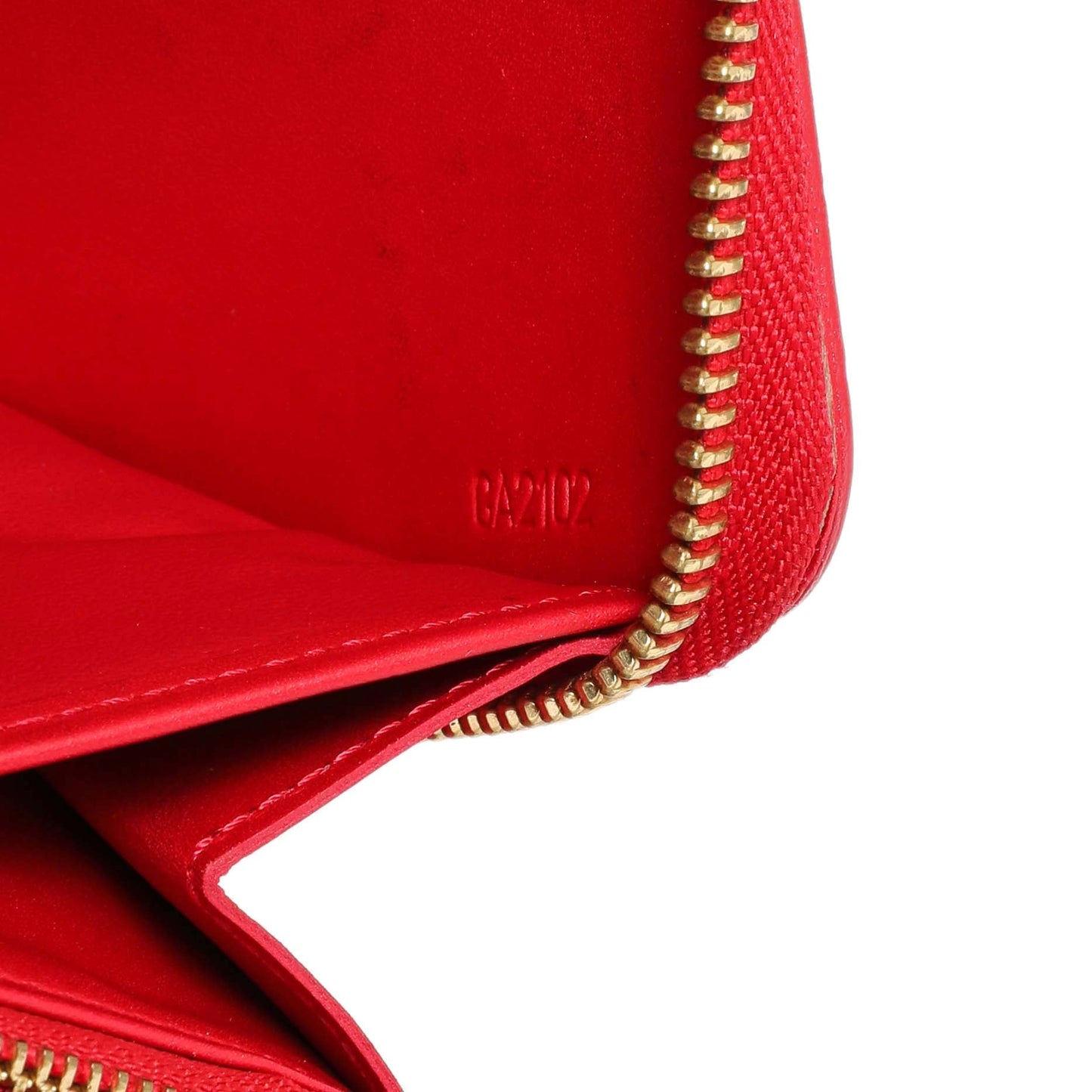 Exclusive Louis Vuitton Yayoi Kusama Red Vernis Infinity Dots Zippy Wallet — Alternate View 14