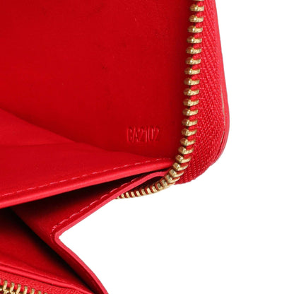 Exclusive Louis Vuitton Yayoi Kusama Red Vernis Infinity Dots Zippy Wallet — Alternate View 14