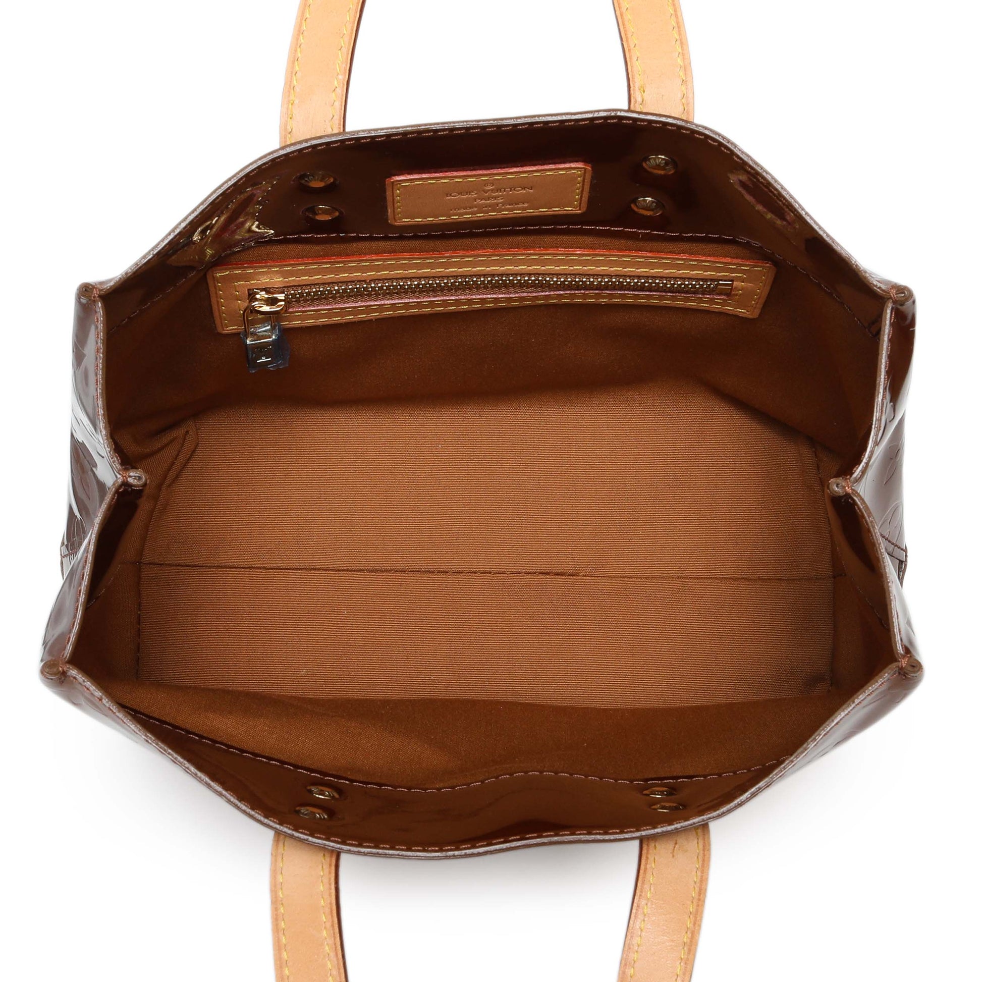 Exclusive Louis Vuitton Bronze Vernis Reade — Top View