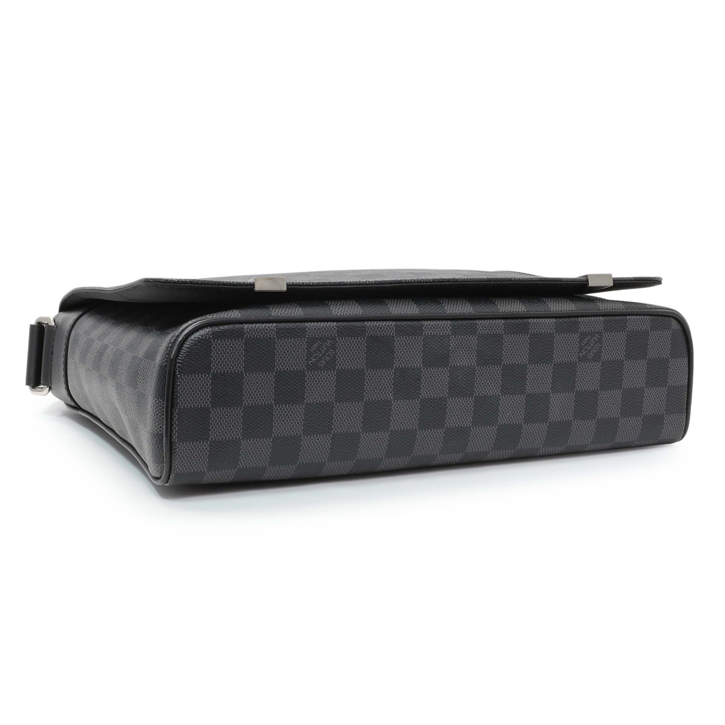 Exclusive Louis Vuitton Damier Graphite District Messenger — Back View