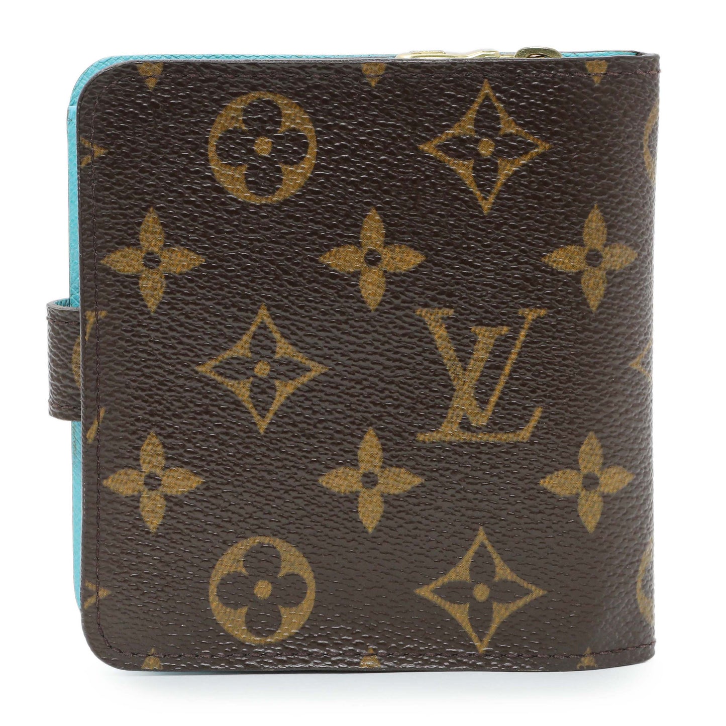 Exclusive Louis Vuitton Monogram Groom Compact Zip Wallet — Side View