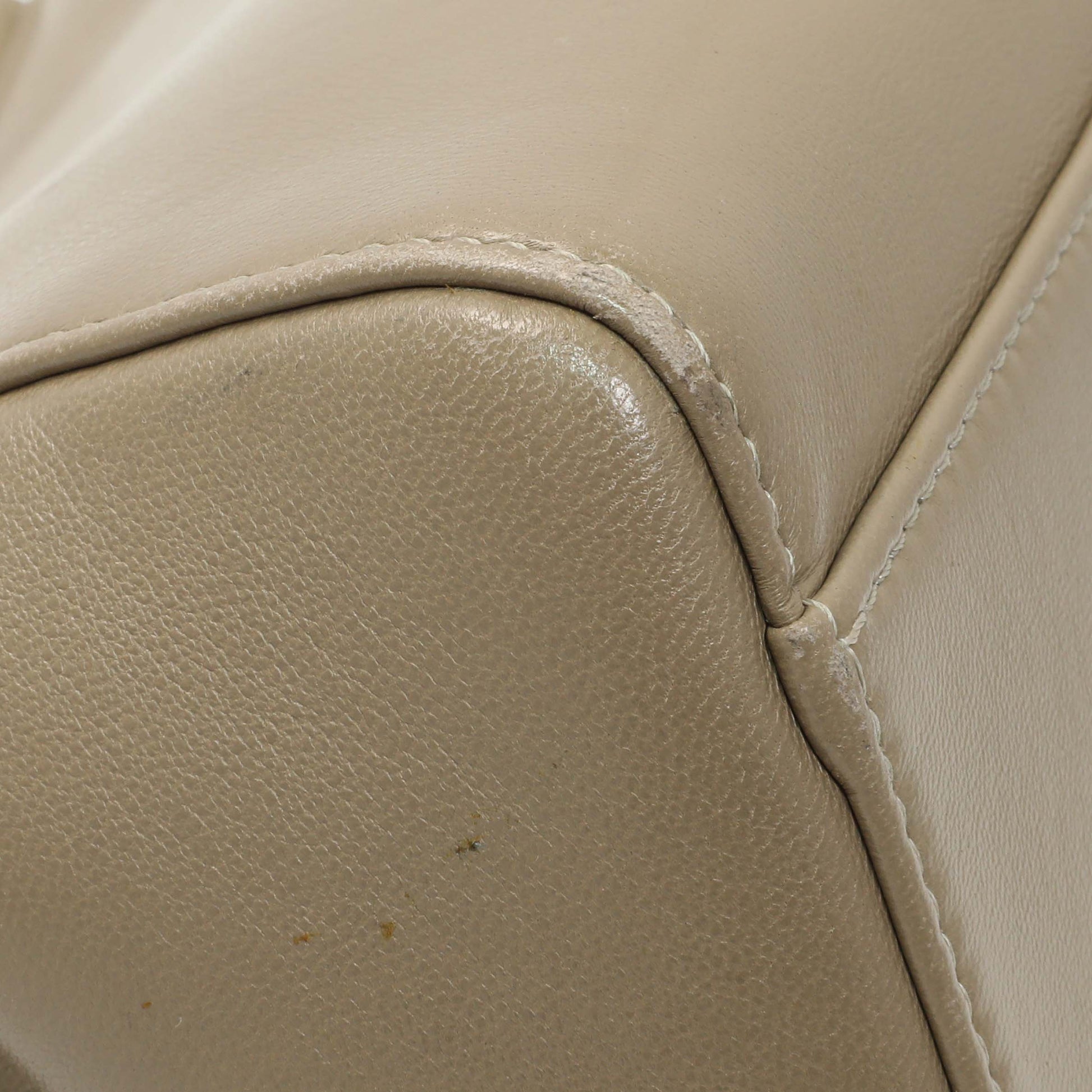 Exclusive Fendi Tortora Nappa Mini Peekaboo Iconic Satchel — Top View