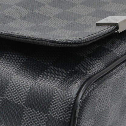 Exclusive Louis Vuitton Damier Graphite District Messenger — Top View