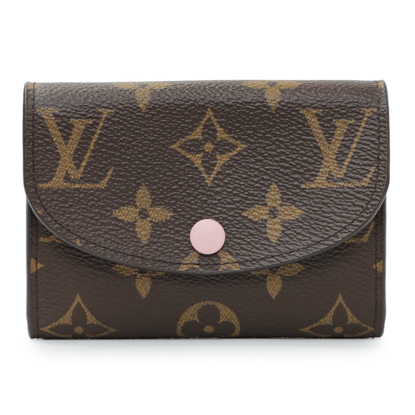 Exclusive Louis Vuitton Rose Ballerine Monogram Rosalie Coin Purse — Front View