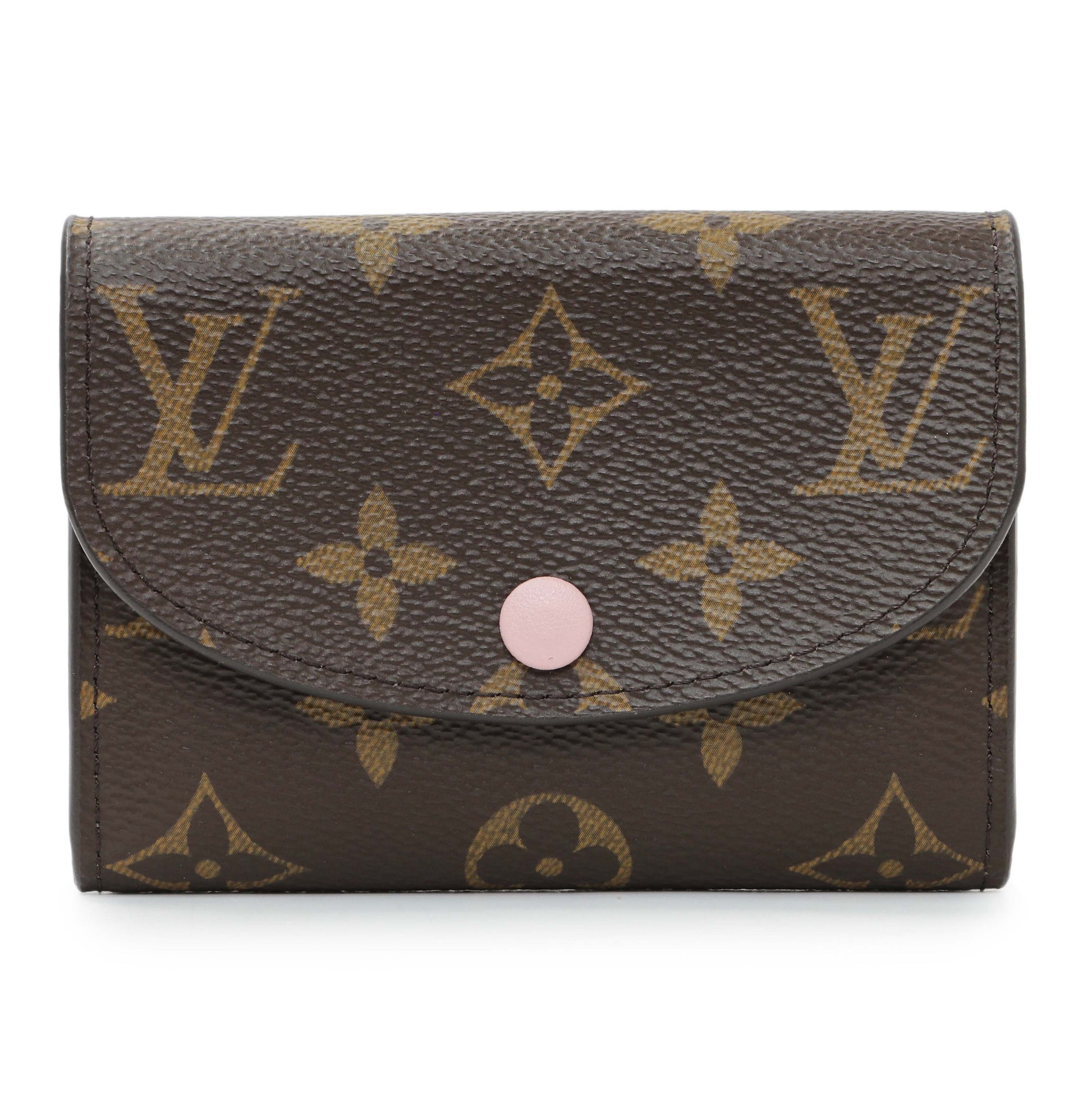 Exclusive Louis Vuitton Rose Ballerine Monogram Rosalie Coin Purse — Front View