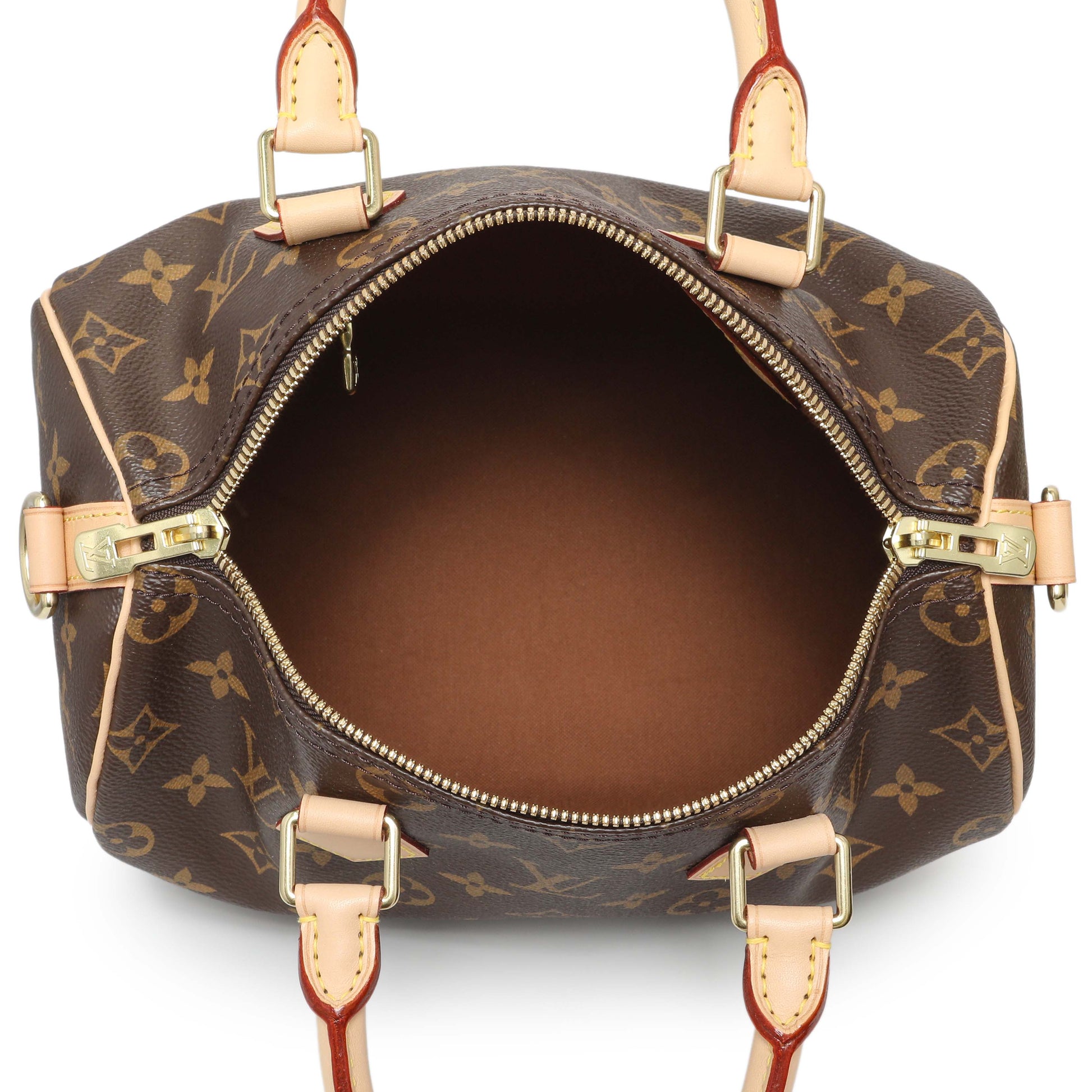 Exclusive Louis Vuitton Monogram Speedy Bandouliere 25 — Top View