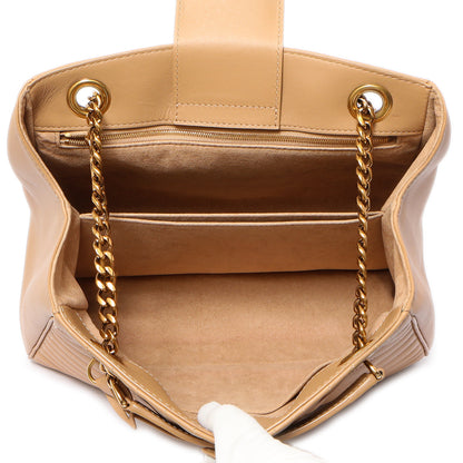 Exclusive Louis Vuitton Noisette Calfskin New Wave Chain Tote — Alternate View 8