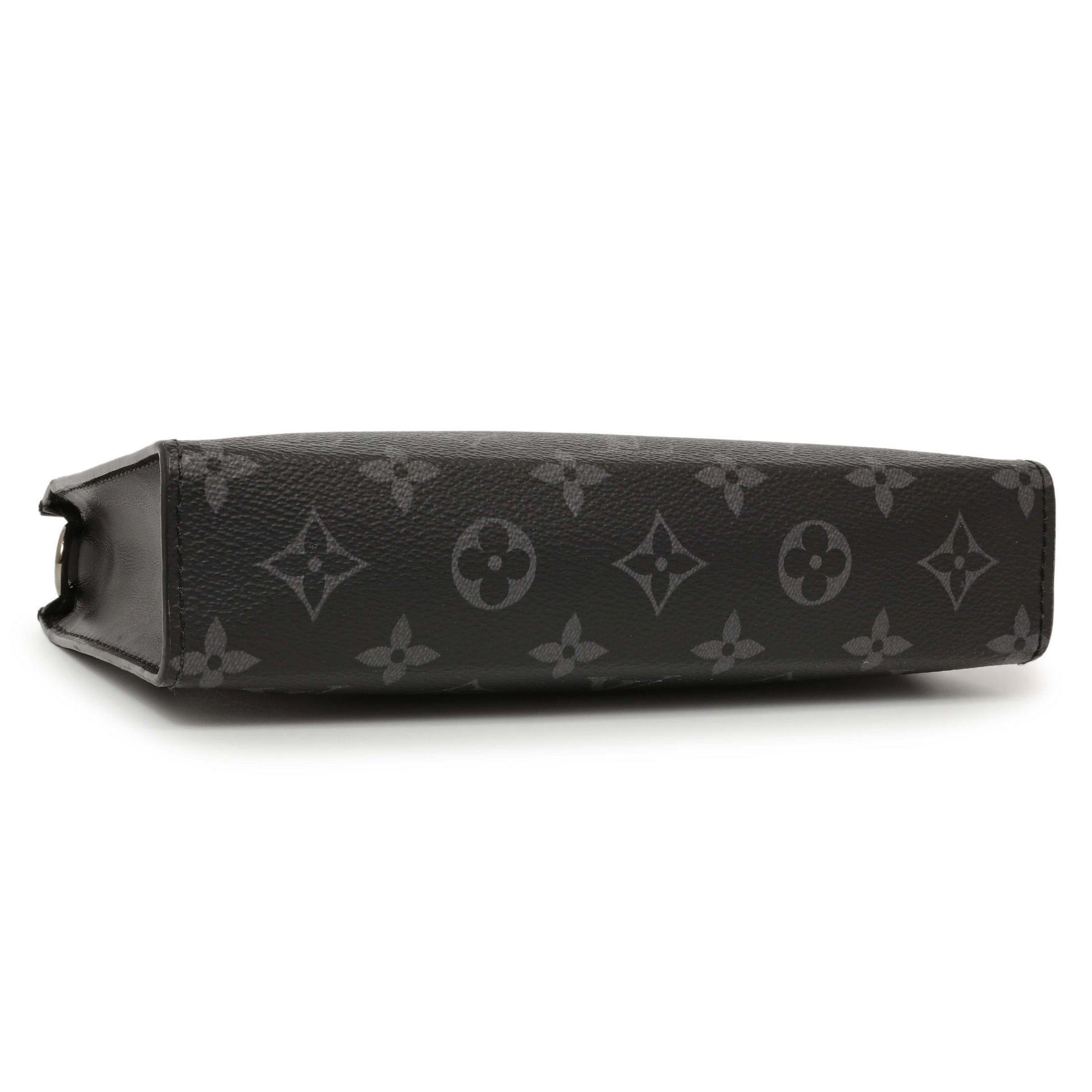 Exclusive Louis Vuitton Monogram Eclipse Reverse Gaston Wearable Wallet — Back View