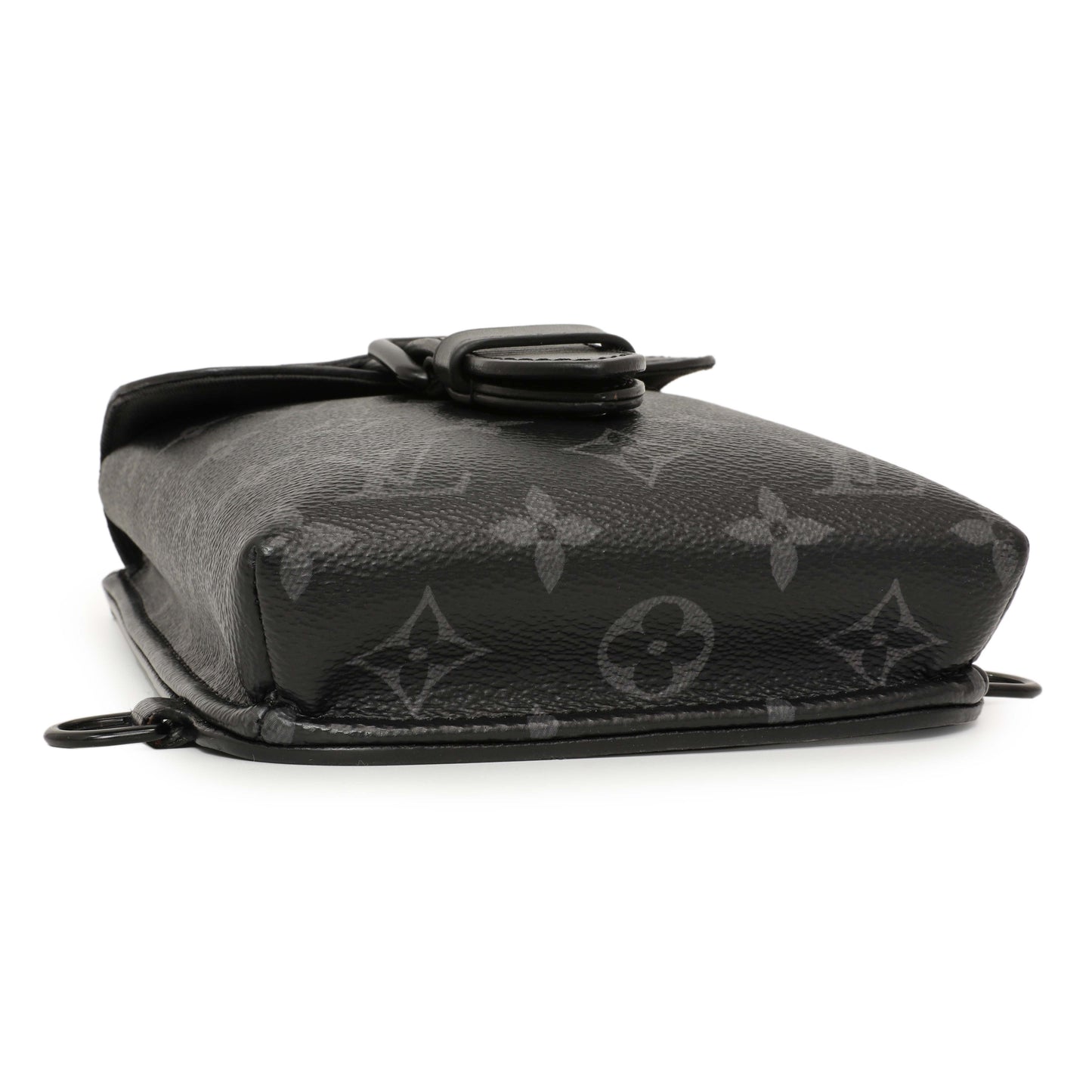 Exclusive Louis Vuitton Monogram Eclipse Saumur Slingbag — Back View