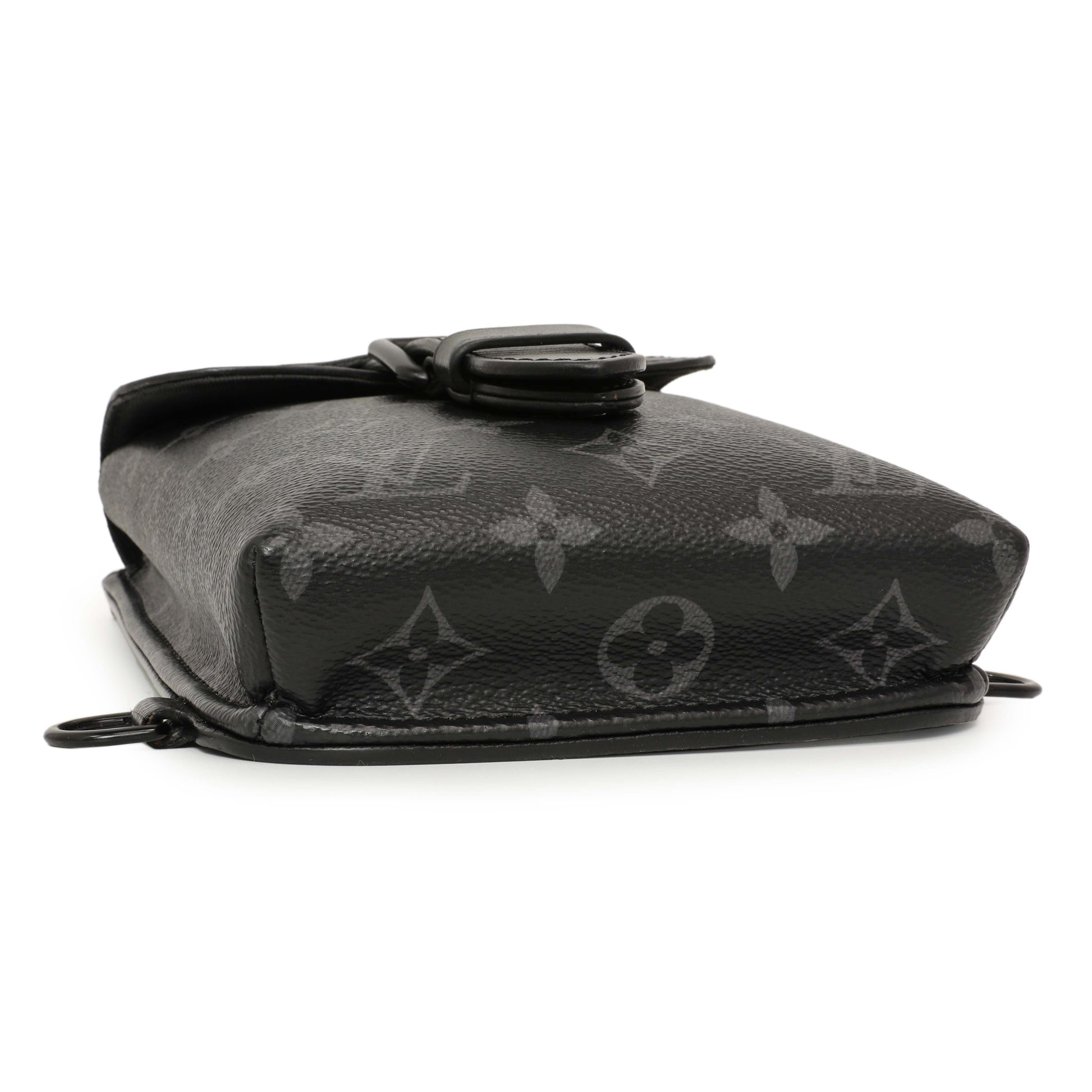 Exclusive Louis Vuitton Monogram Eclipse Saumur Slingbag — Back View