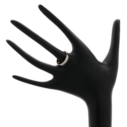 Exclusive Tiffany & Co. Platinum 18K Rose Gold 4mm Lucida Wedding Band Ring — Back View