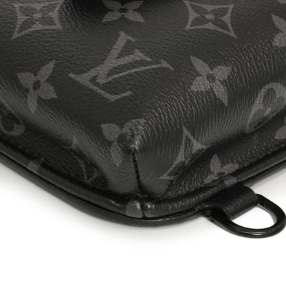 Exclusive Louis Vuitton Monogram Eclipse Saumur Slingbag — Detail View