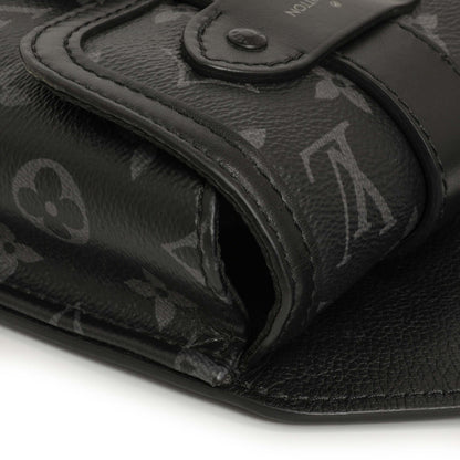 Exclusive Louis Vuitton Monogram Eclipse Saumur Slingbag — Lifestyle View