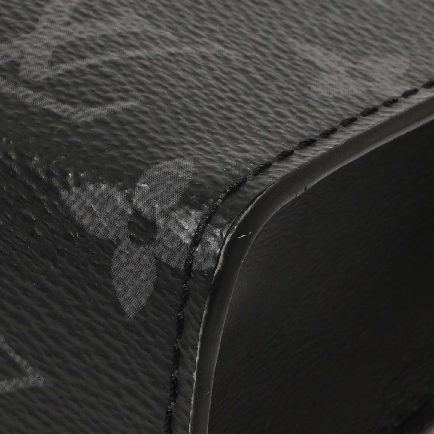 Exclusive Louis Vuitton Monogram Eclipse Reverse Gaston Wearable Wallet — Detail View