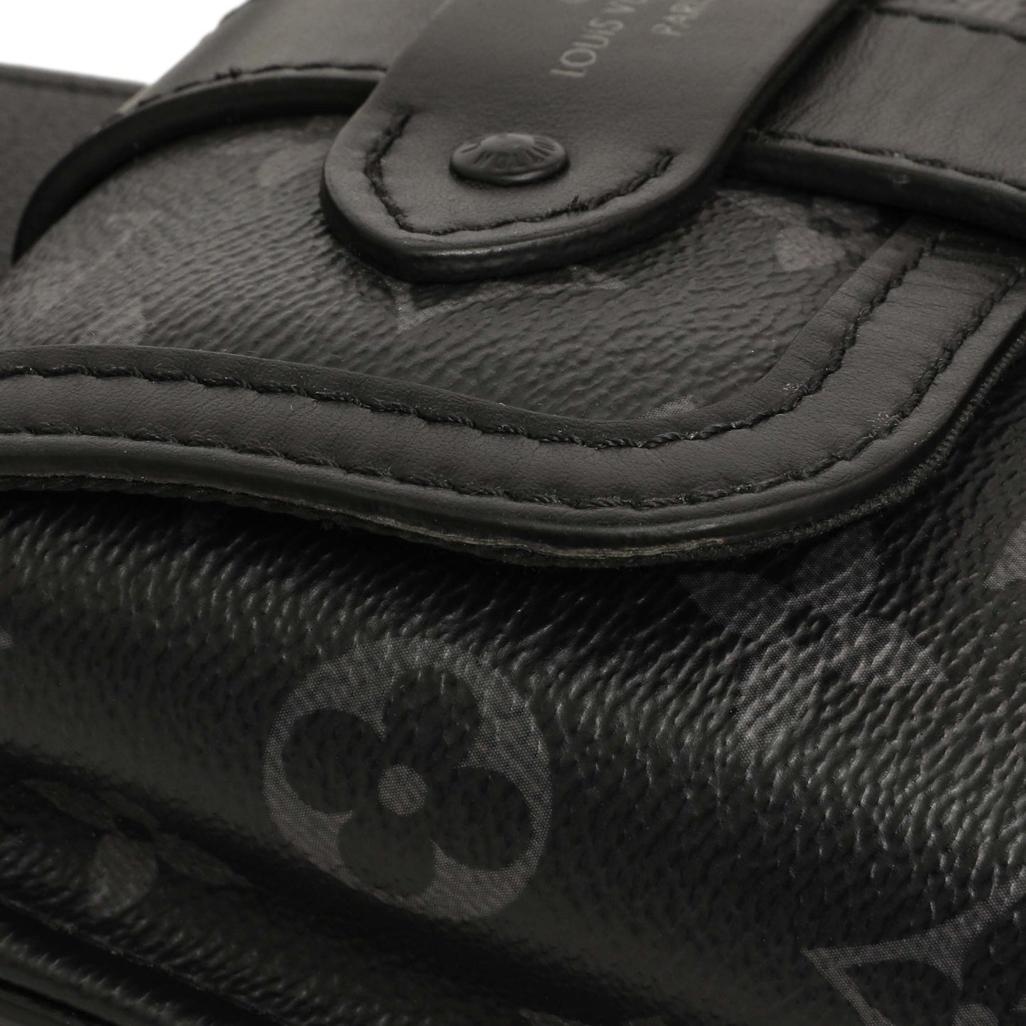 Exclusive Louis Vuitton Monogram Eclipse Saumur Slingbag — Alternate View 10