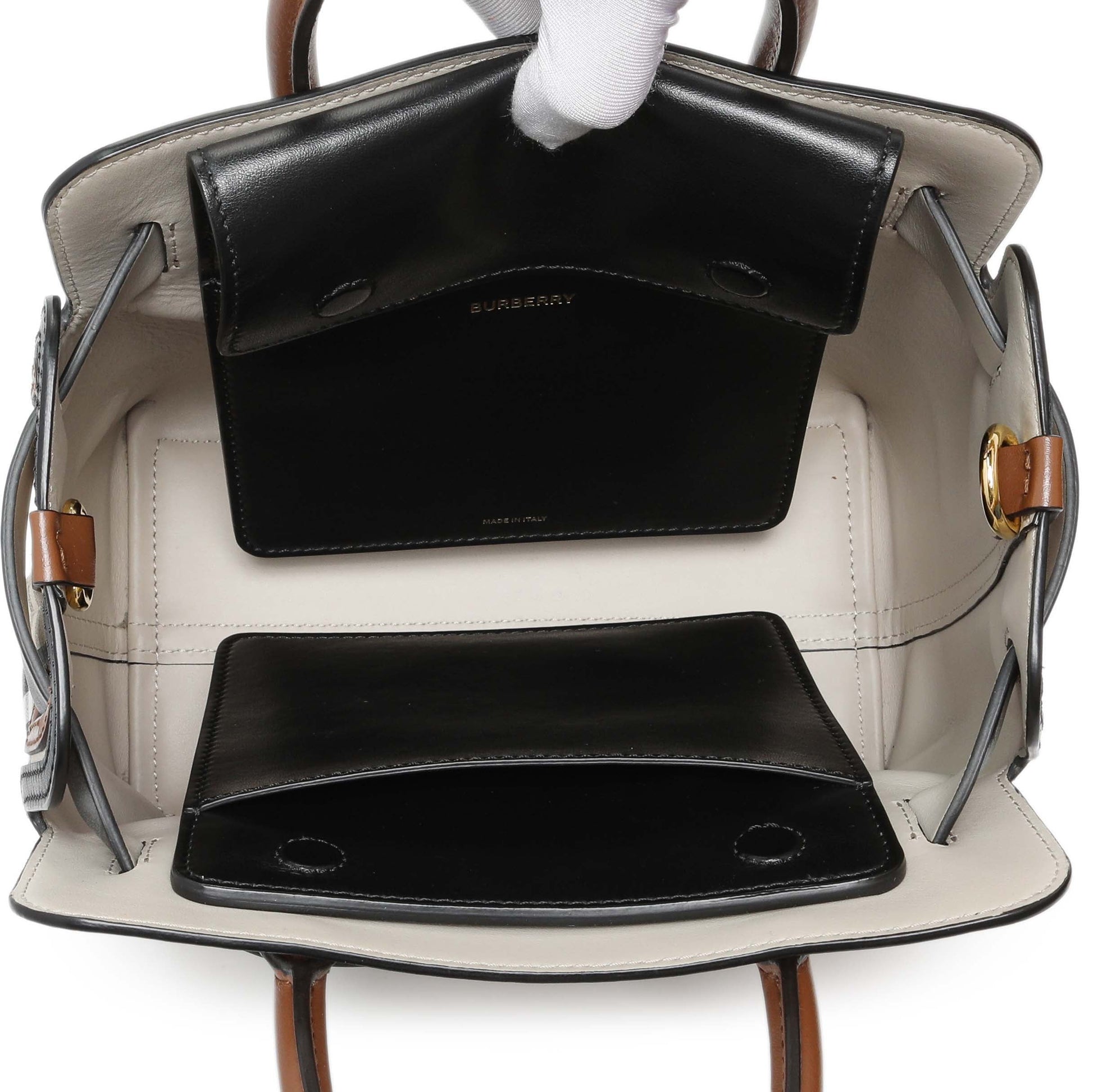 Exclusive Burberry Vintage Check Baby Belt Bag — Top View