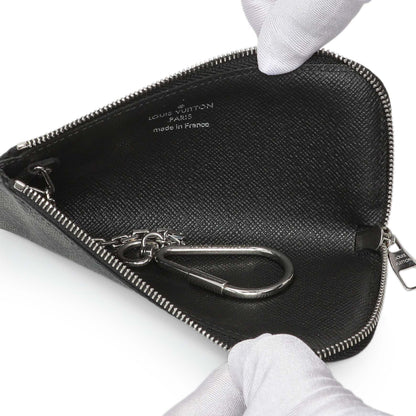 Exclusive Louis Vuitton Damier Graphite 4 Key Holder — Top View