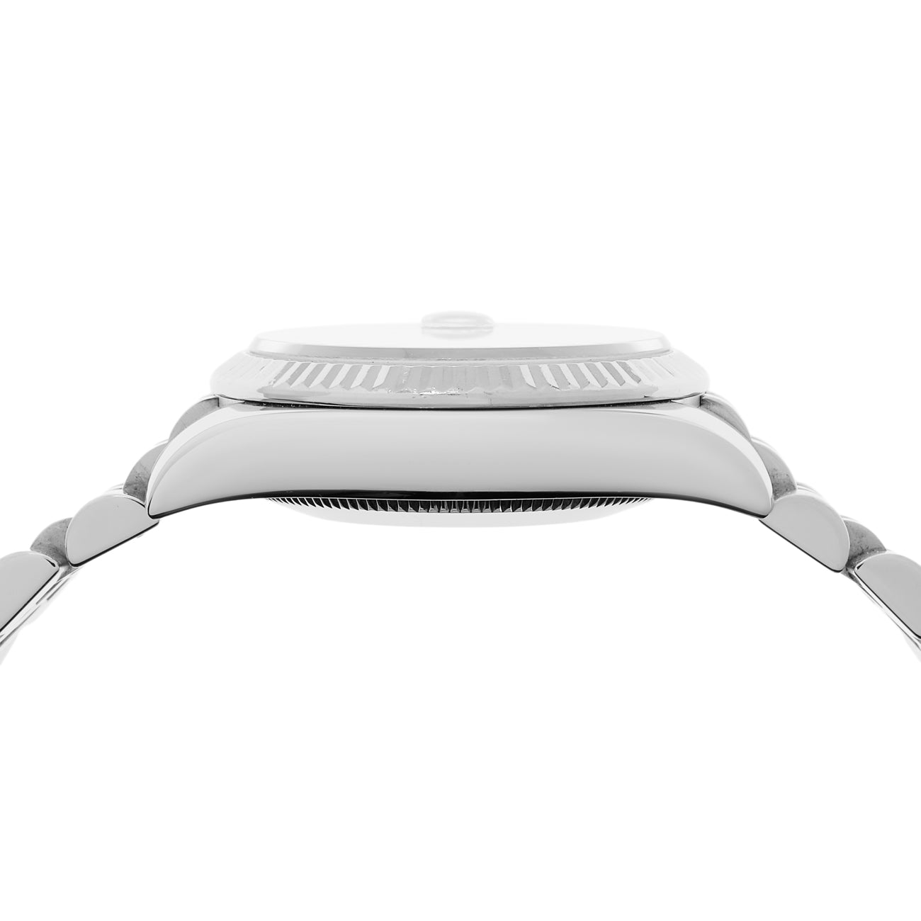 Exclusive Rolex Stainless Steel 18K White Gold Datejust 31 178274 — Back View
