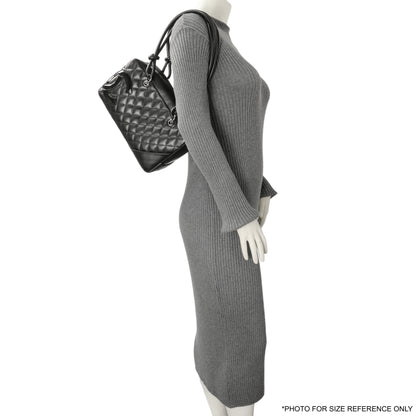 Exclusive Chanel Black Quilted Calfskin Large Cambon Bowler — Alternate View 7
