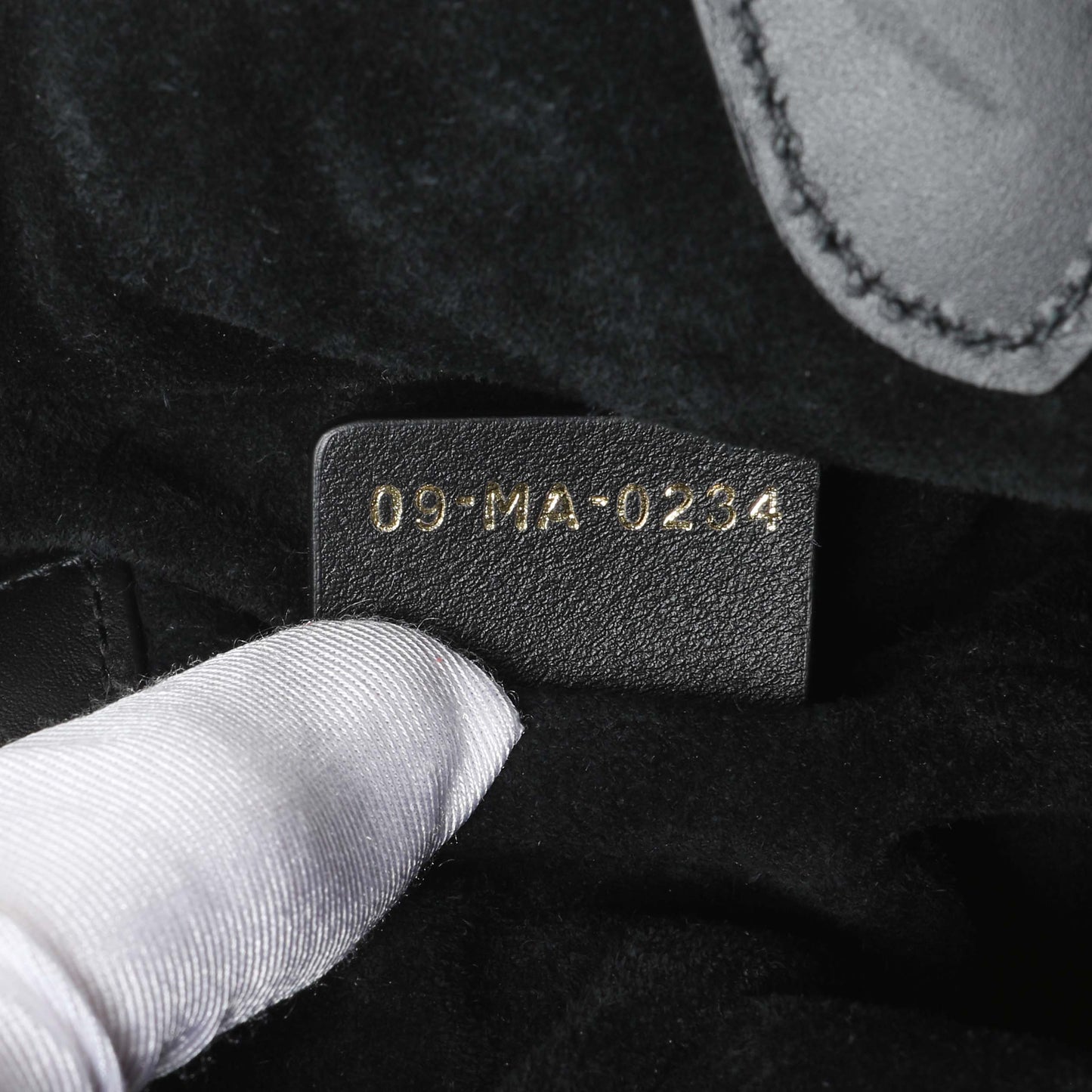 Exclusive Christian Dior Black Calfskin Macrocannage Medium Toujours — Lifestyle View