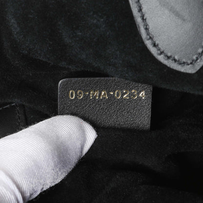 Exclusive Christian Dior Black Calfskin Macrocannage Medium Toujours — Lifestyle View