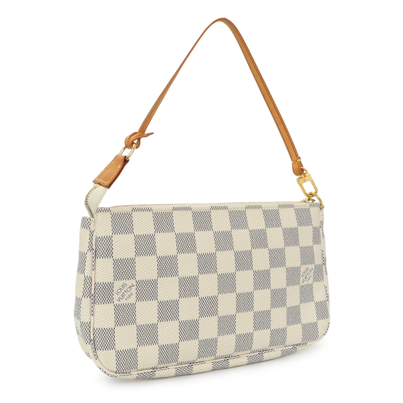 Exclusive Louis Vuitton Damier Azur Pochette Accessoires — Side View