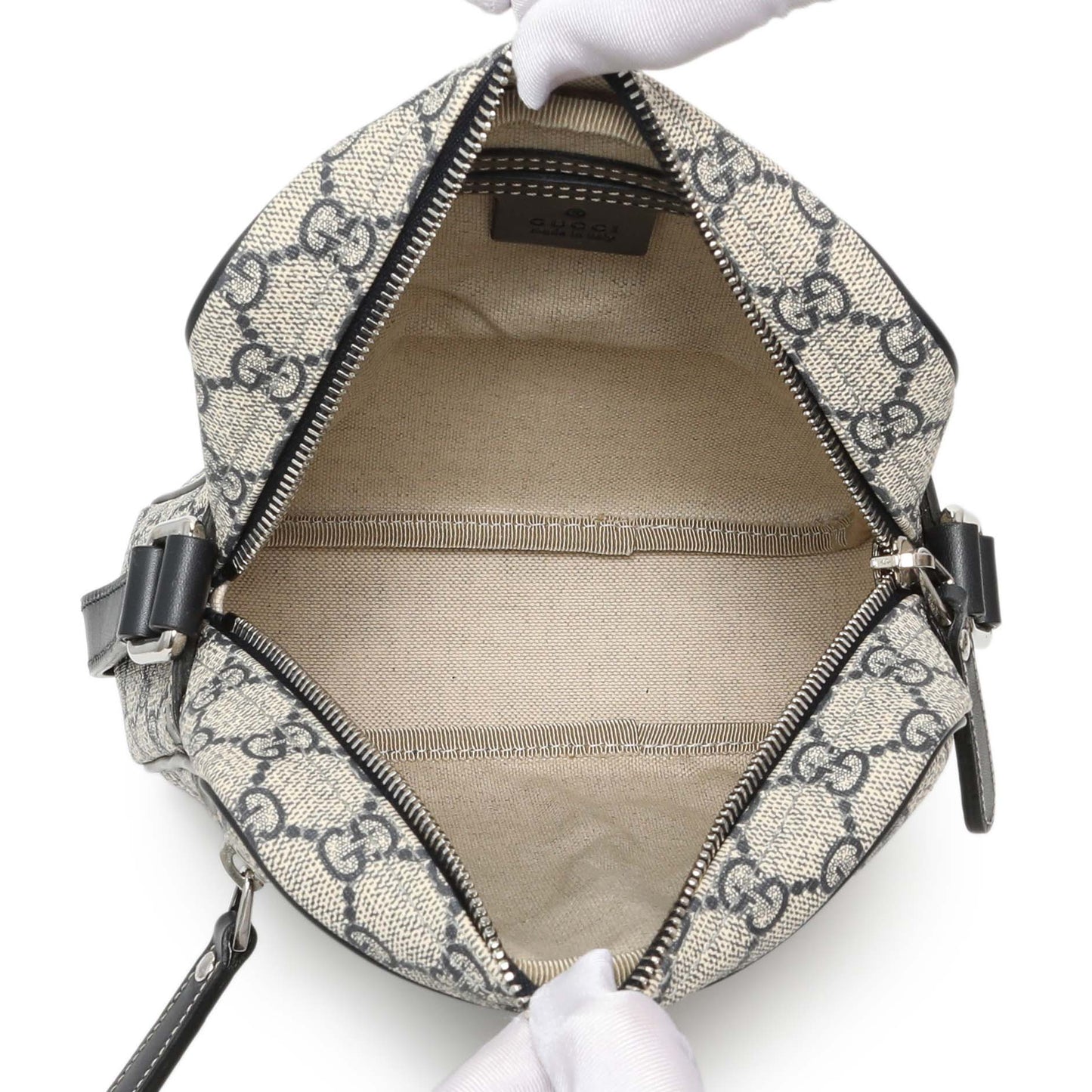 Exclusive Gucci GG Plus Monogram Messenger — Top View