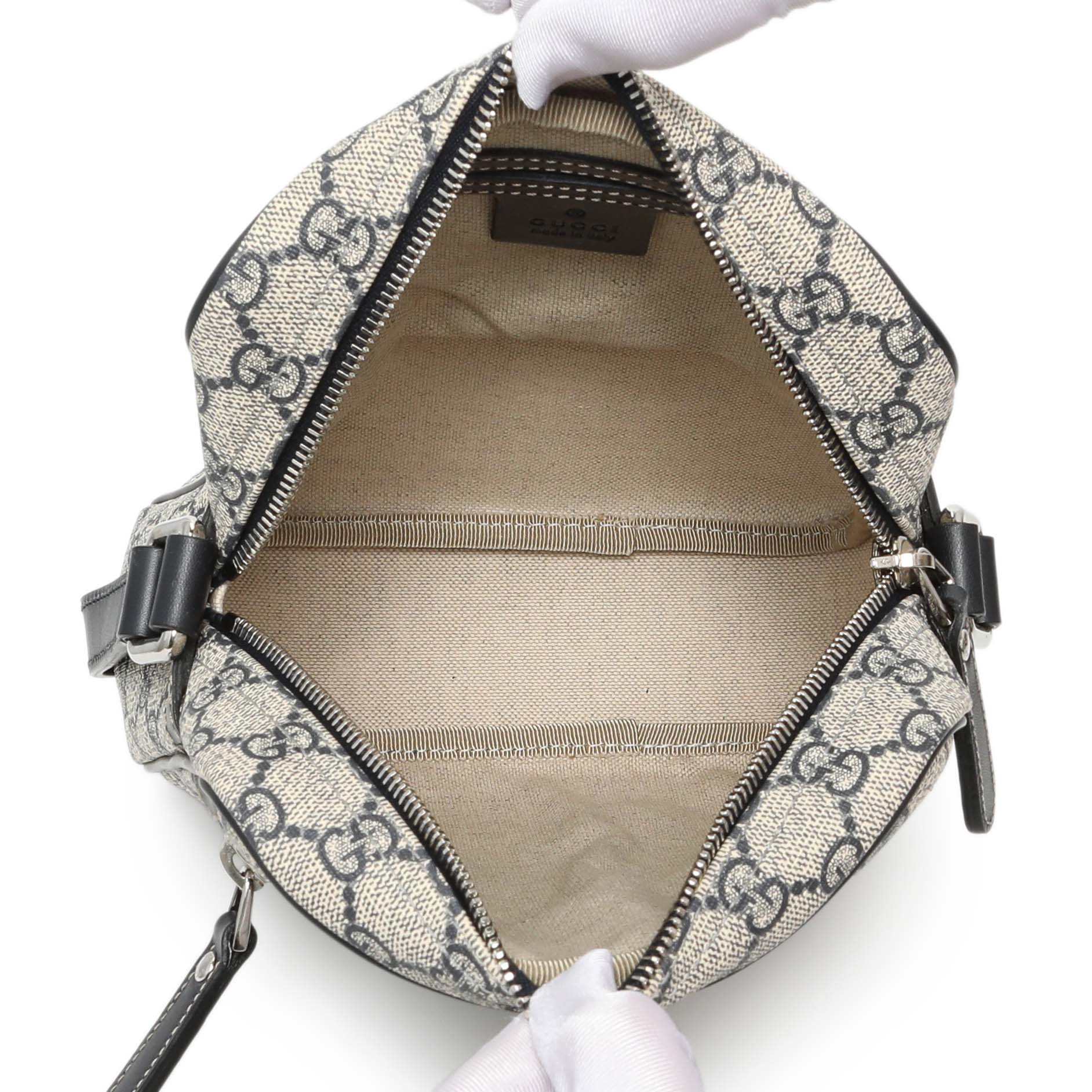 Exclusive Gucci GG Plus Monogram Messenger — Top View