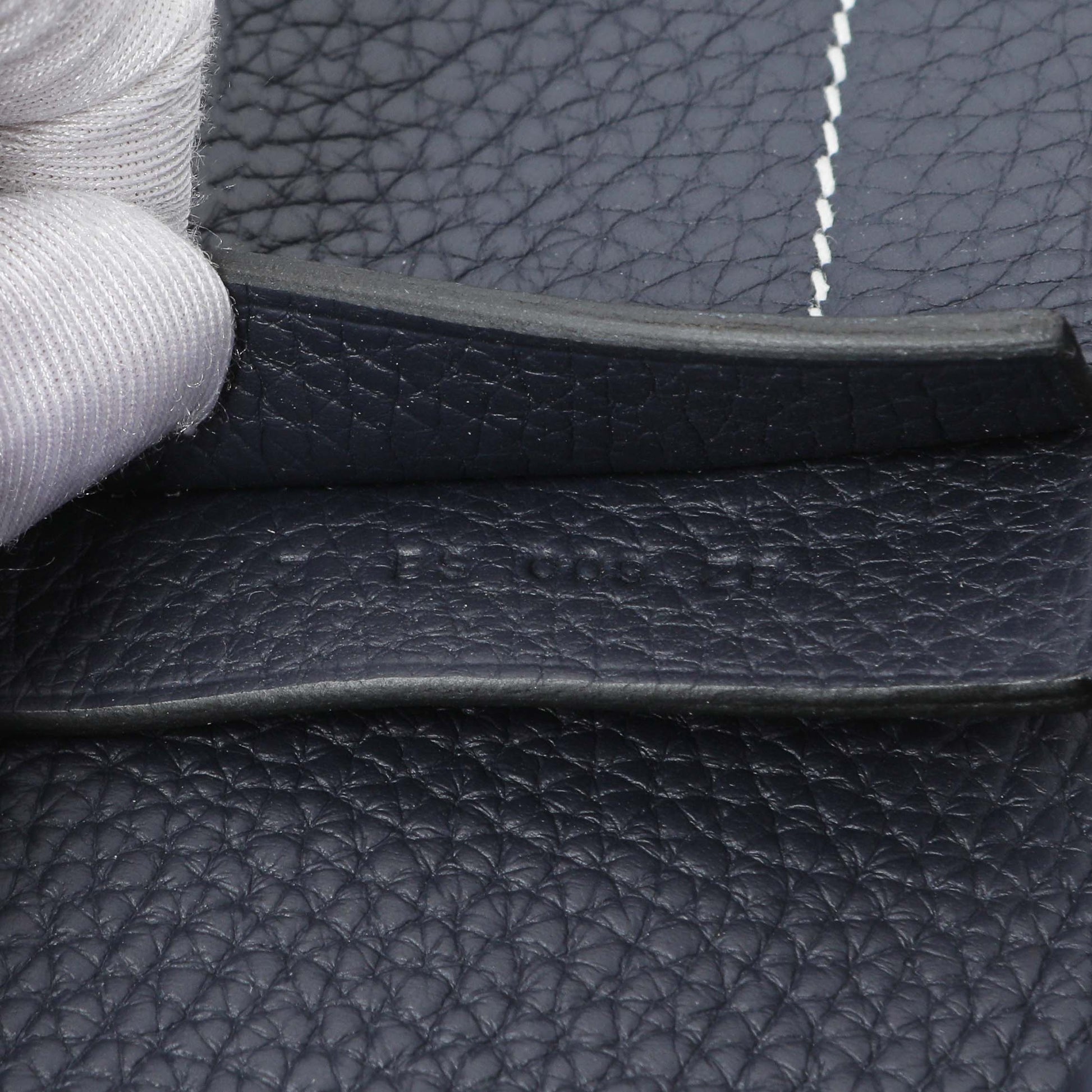 Exclusive Hermes Navy Clemence Cabasellier 31 — Lifestyle View