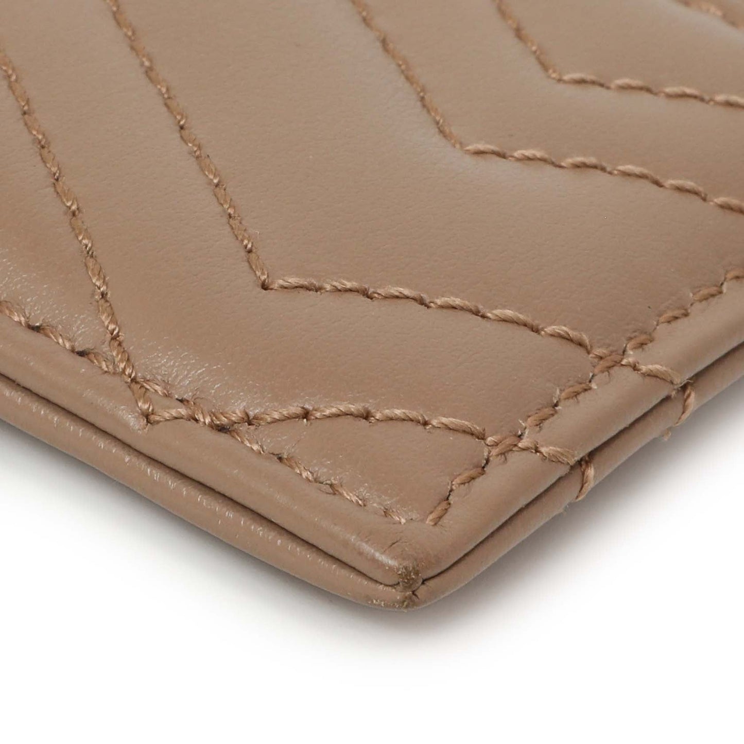 Exclusive Gucci Porcelain Rose Calfskin Matelasse GG Marmont Card Holder — Alternate View 7