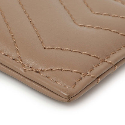 Exclusive Gucci Porcelain Rose Calfskin Matelasse GG Marmont Card Holder — Alternate View 7