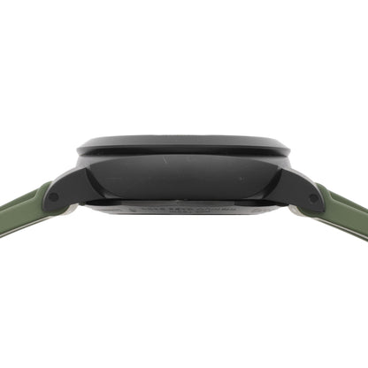 Exclusive Panerai Black Ceramic Luminor 1950 3 Days GMT PAM00441 — Back View