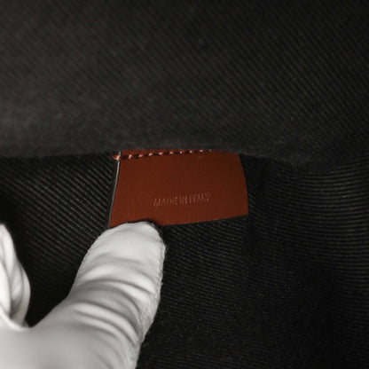 Exclusive Burberry Dark Birch Brown E-Canvas Check Calfskin Mini Freya Tote — Alternate View 12