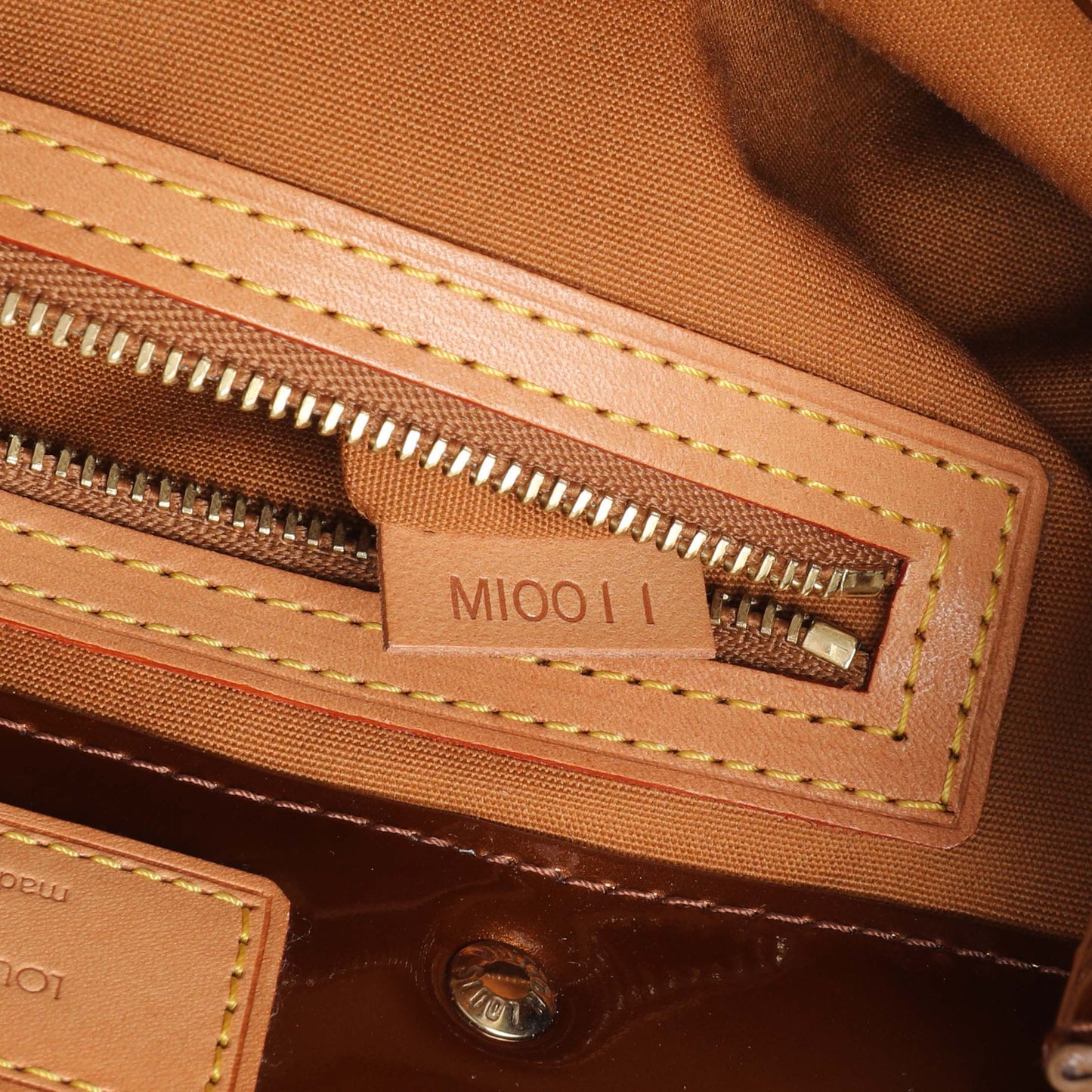 Exclusive Louis Vuitton Bronze Vernis Reade — Lifestyle View