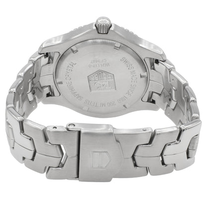Exclusive Tag Heuer Stainless Steel Diamond Link Quartz Watch WJ1117.BA0575 — Side View