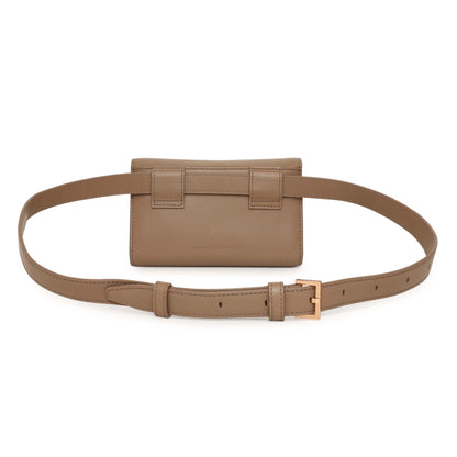 Exclusive Alexander Wang Beige Calfskin Prisma Belt Bag — Side View