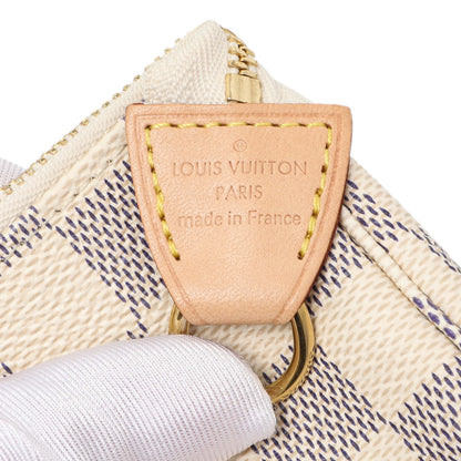 Exclusive Louis Vuitton Damier Azur Mini Pochette Accessories — Detail View