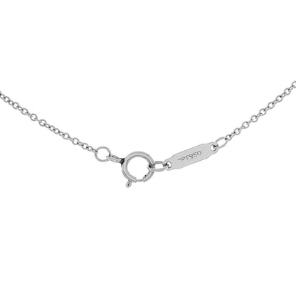 Exclusive Tiffany & Co. Platinum Diamond Large Hearts Pendant — Top View