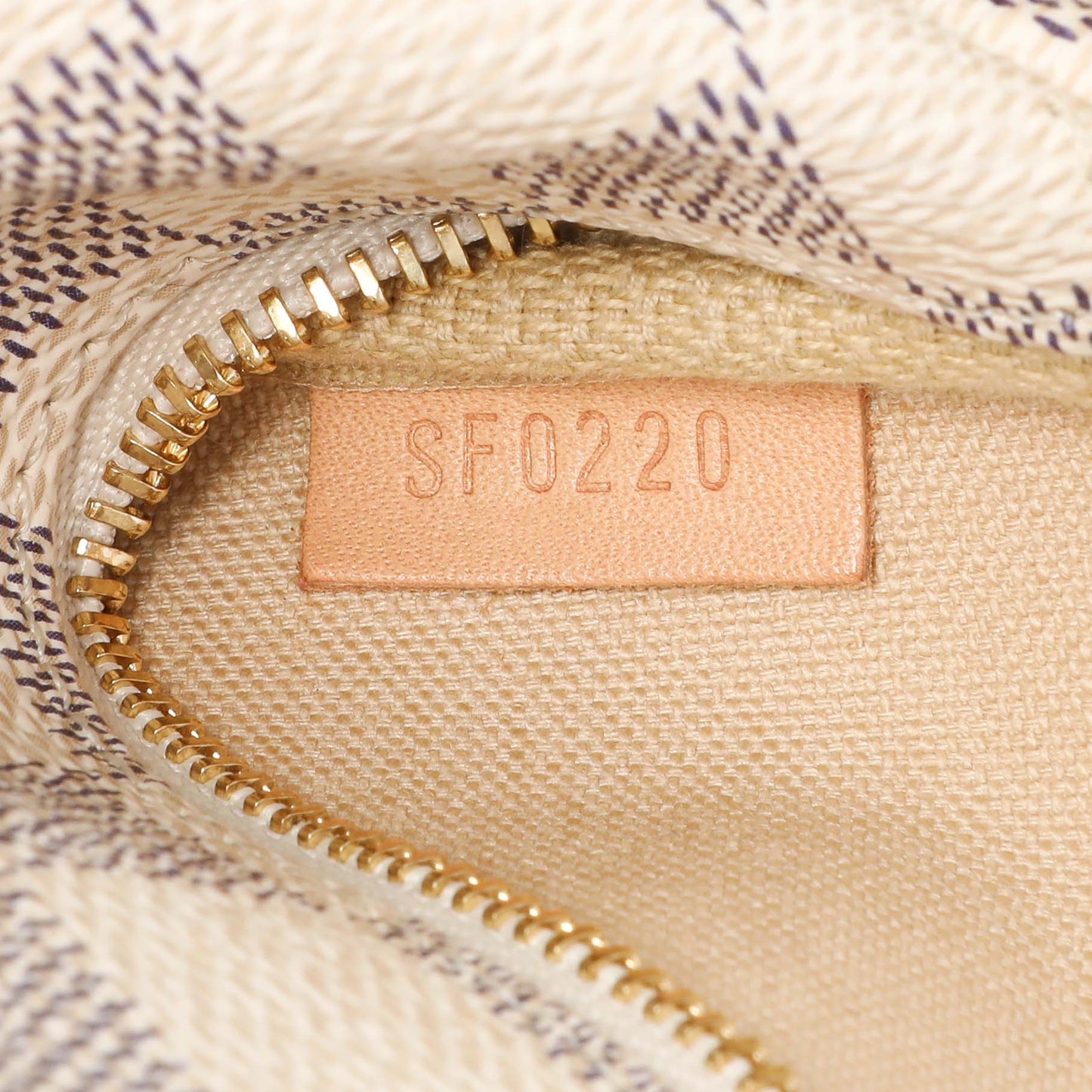 Exclusive Louis Vuitton Damier Azur Mini Pochette Accessories — Lifestyle View