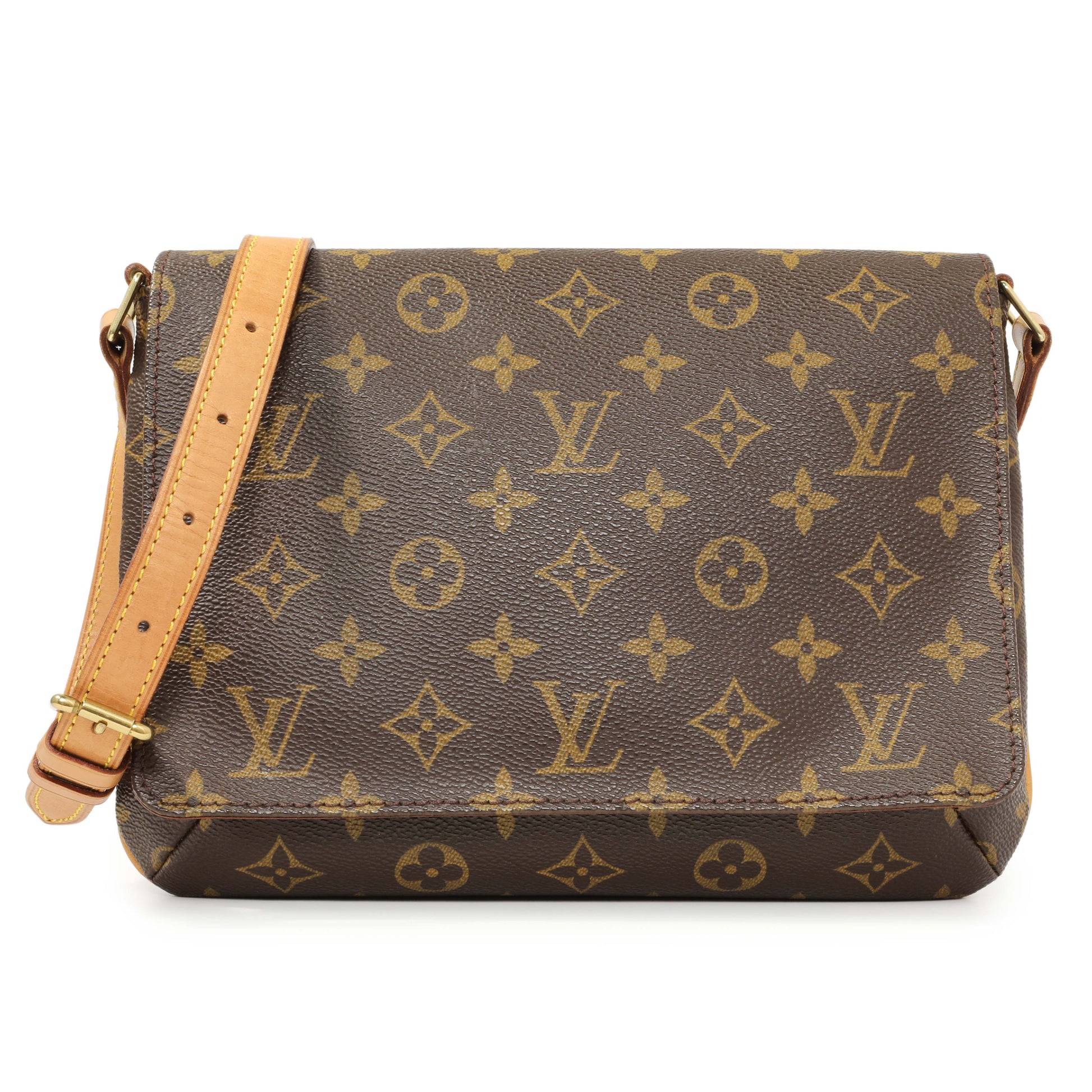 Exclusive Louis Vuitton Monogram Musette Tango — Front View