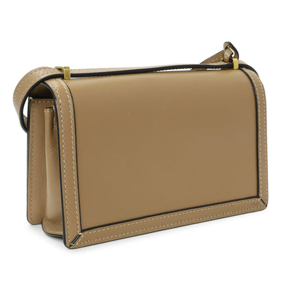 Exclusive Loewe Beige Calfskin Small Barcelona Shoulder Bag — Side View
