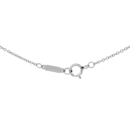 Exclusive Tiffany & Co. Platinum Diamond Large Hearts Pendant — Back View