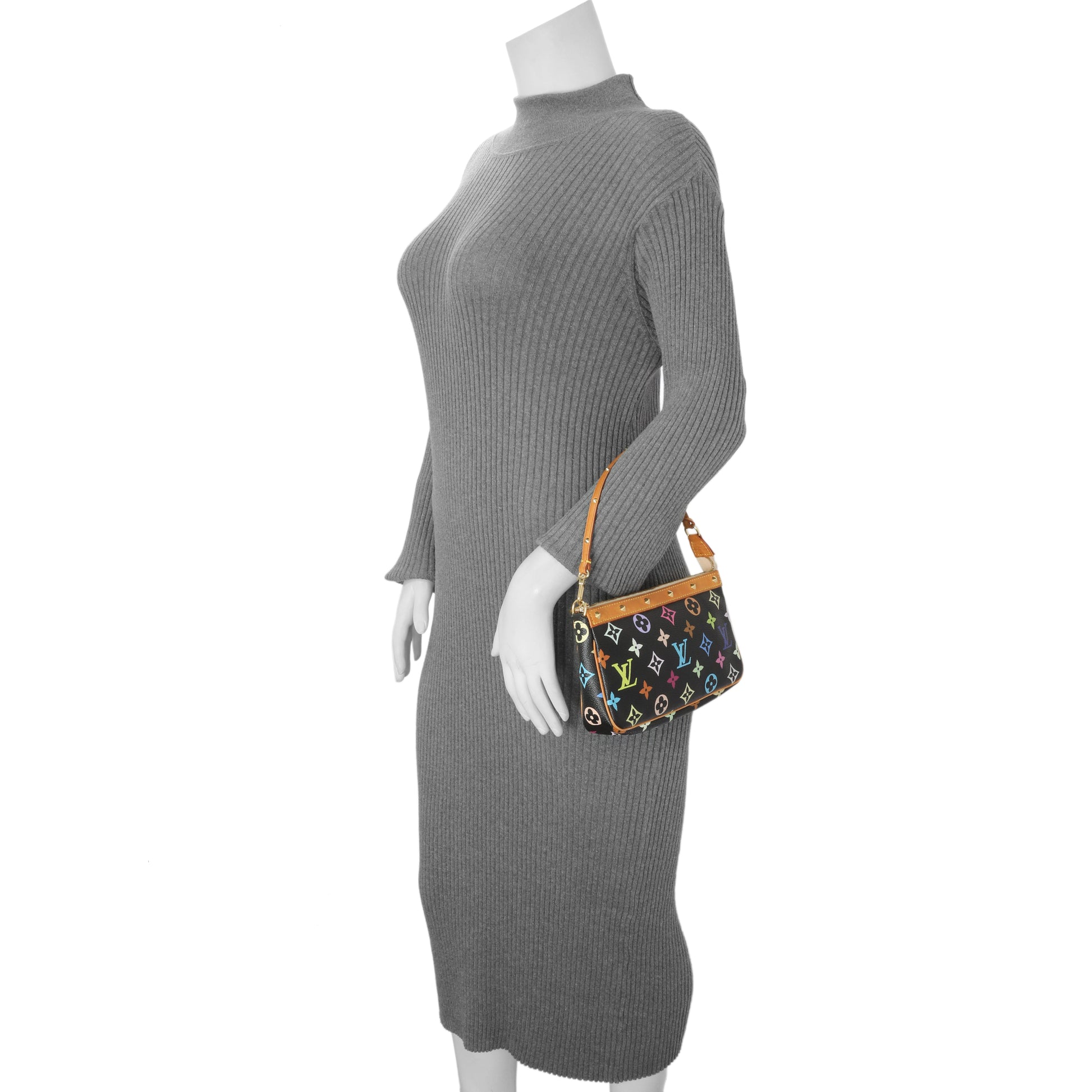 Exclusive Louis Vuitton Monogram Multicolor Pochette Accessories — Alternate View 13