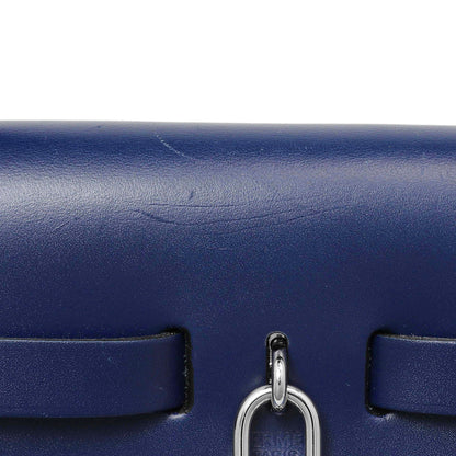 Exclusive Hermes Bleu Bill Toile Herbag Zip Retourne 31 — Alternate View 10