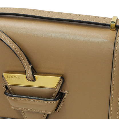 Exclusive Loewe Beige Calfskin Small Barcelona Shoulder Bag — Alternate View 11