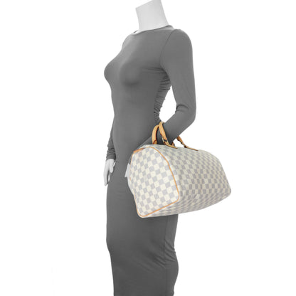Exclusive Louis Vuitton Damier Azur Speedy 30 — Alternate View 11