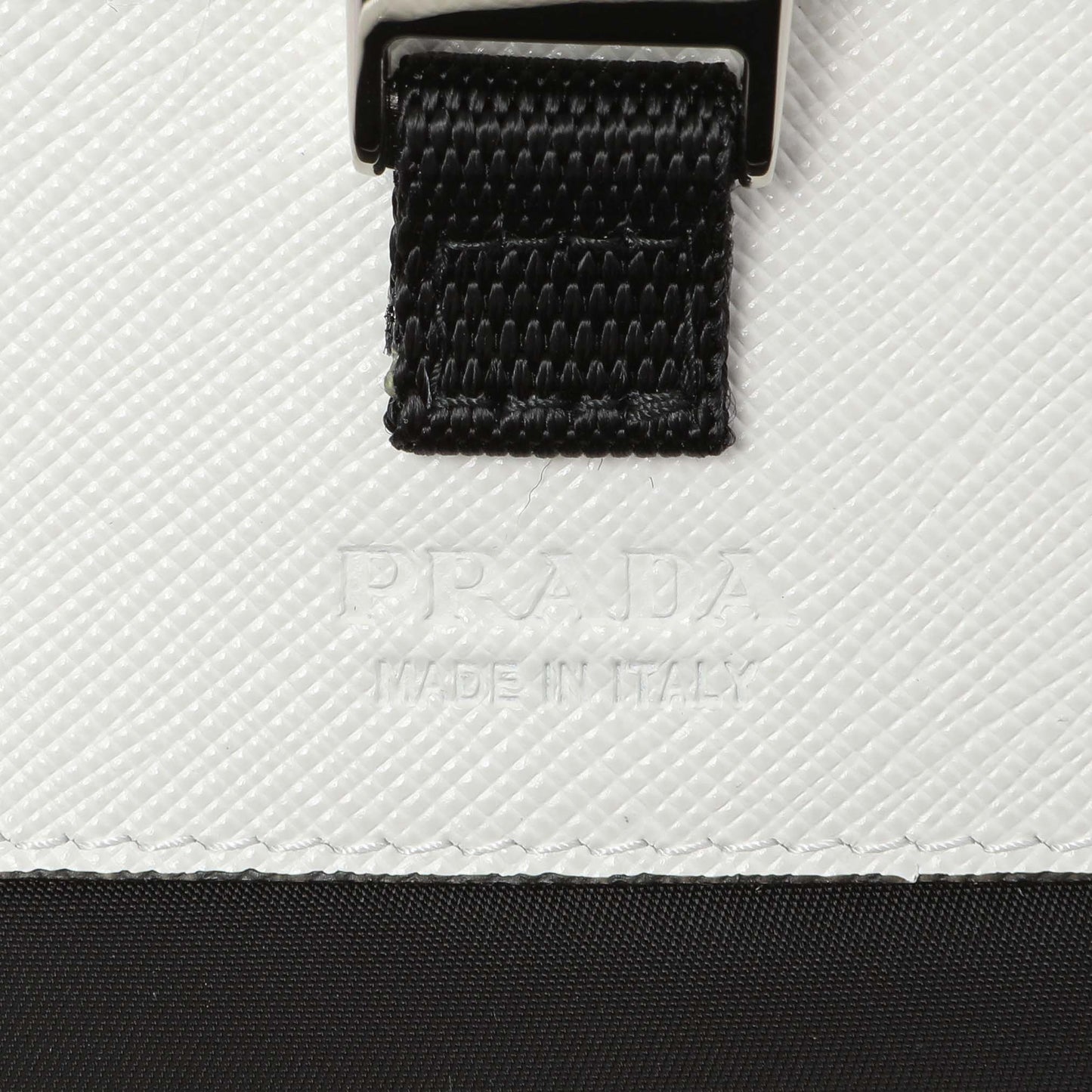 Exclusive Prada White Re-Nylon Smartphone Case — Detail View